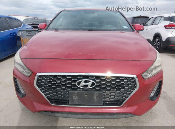 KMHH55LC1JU013143 2018 HYUNDAI ELANTRA GT Красный Вид щитка приборов