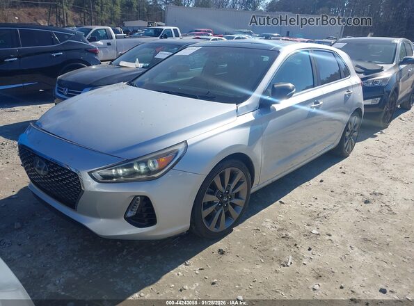 KMHH55LC2JU077076 2018 HYUNDAI ELANTRA GT Silver Передня ліва чверть