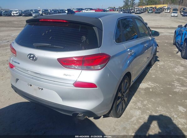 KMHH55LC2JU077076 2018 HYUNDAI ELANTRA GT Silver Задня права чверть