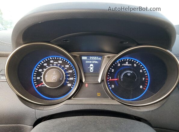 KMHHT6KJ5GU131216 2016 HYUNDAI GENESIS Black Widok zestawu wskaźników