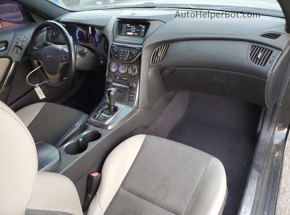 KMHHT6KJ5GU131216 2016 HYUNDAI GENESIS Black Widok deski rozdzielczej
