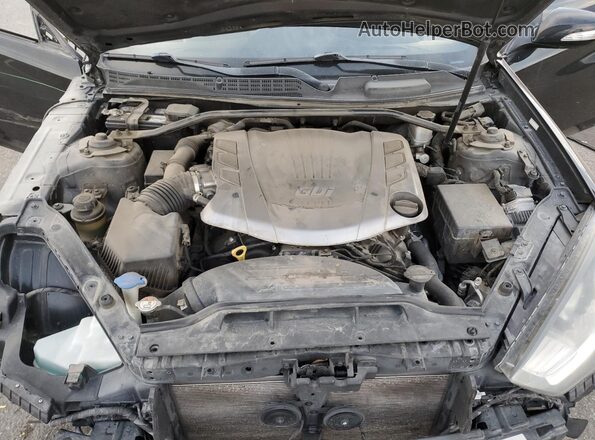 KMHHT6KJ5GU131216 2016 HYUNDAI GENESIS Black Widok wnętrza z tyłu