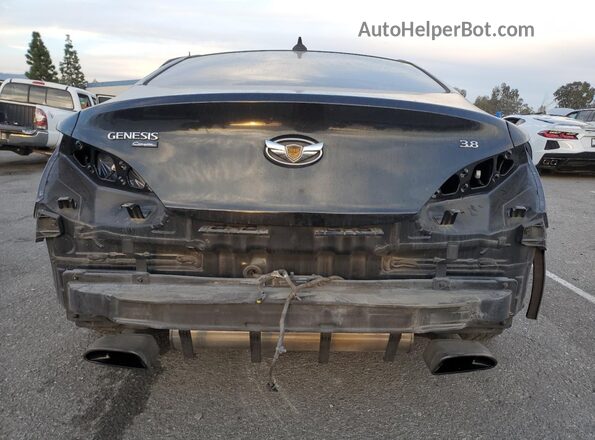 KMHHT6KJ5GU131216 2016 HYUNDAI GENESIS Black Widok z tyłu