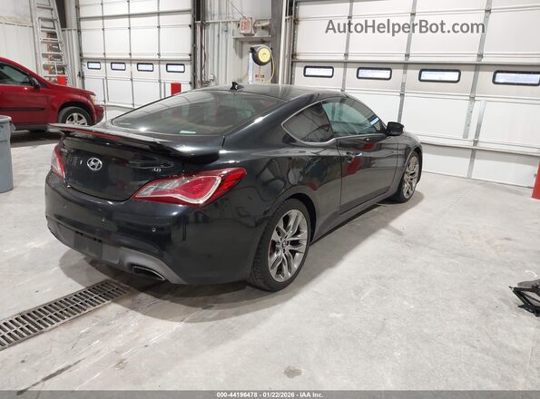 KMHHU6KJ5GU136722 2016 HYUNDAI GENESIS Black Tył prawy