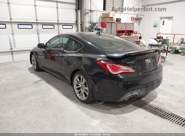 KMHHU6KJ5GU136722 2016 HYUNDAI GENESIS Black Tył lewy