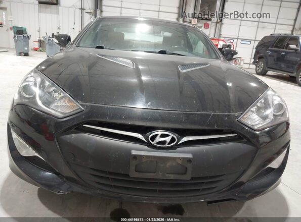 KMHHU6KJ5GU136722 2016 HYUNDAI GENESIS Black Widok wnętrza z tyłu