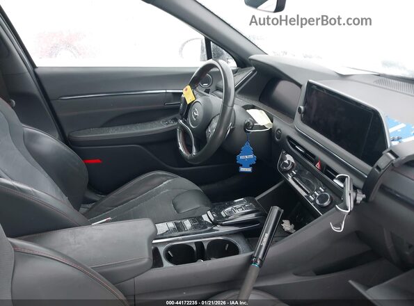 KMHL14JC2NA243994 2022 HYUNDAI SONATA Gray Widok wnętrza z przodu