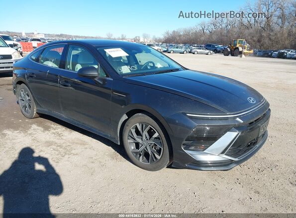 KMHL64JA4SA490896 2025 HYUNDAI SONATA Black Передня права чверть