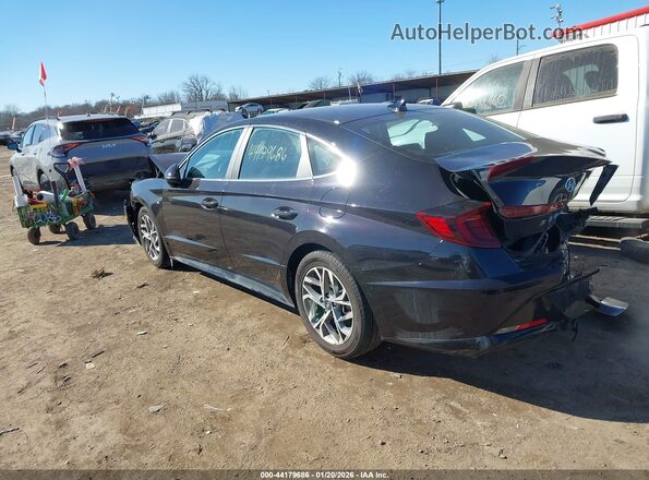 KMHL64JA5PA282663 2023 HYUNDAI SONATA Черный Задняя левая четверть