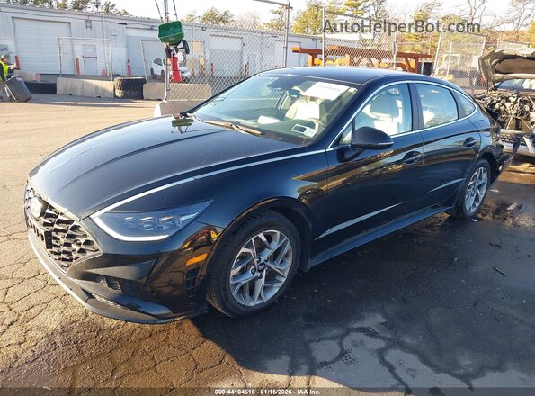 KMHL64JAXPA316502 2023 HYUNDAI SONATA Черный Передняя левая четверть