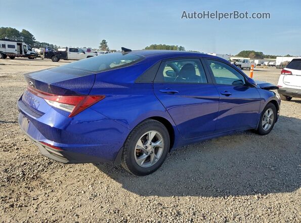 KMHLL4AG1MU198332 2021 HYUNDAI ELANTRA Синий Задняя правая четверть