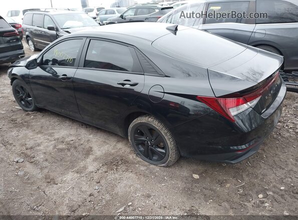KMHLM4AG0PU580014 2023 HYUNDAI ELANTRA Черный Задняя левая четверть