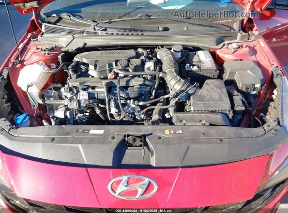 KMHLR4AF6NU289197 2022 HYUNDAI ELANTRA Red Widok z tyłu