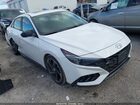 2022 Hyundai Elantra N Line White vin: KMHLR4AFXNU309970