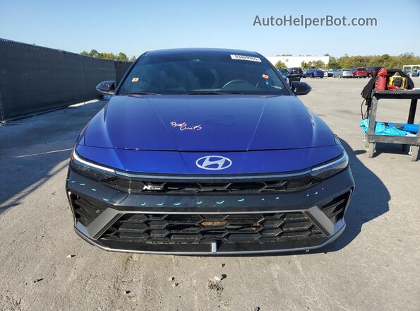 KMHLR4DF6RU744941 2024 HYUNDAI ELANTRA Синий Вид спереди