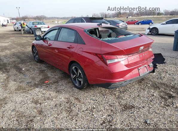 KMHLS4AG8PU428116 2023 HYUNDAI ELANTRA Красный Задняя левая четверть