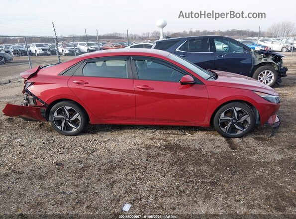 KMHLS4AG8PU428116 2023 HYUNDAI ELANTRA Красный Вид щитка приборов