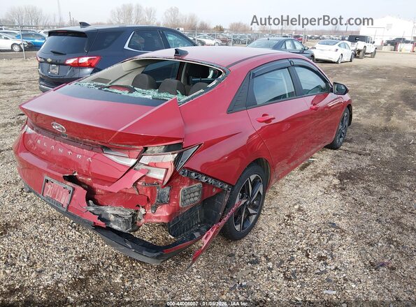 KMHLS4AG8PU428116 2023 HYUNDAI ELANTRA Красный Задняя правая четверть