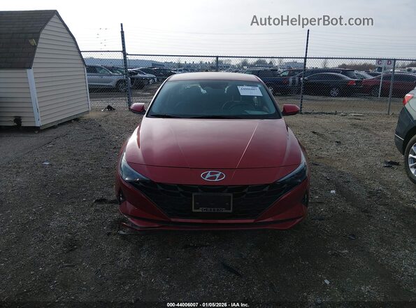 KMHLS4AG8PU428116 2023 HYUNDAI ELANTRA Красный Вид панели приборов