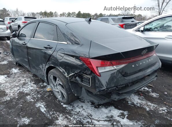 KMHLS4DG1RU749820 2024 HYUNDAI ELANTRA Черный Задняя левая четверть