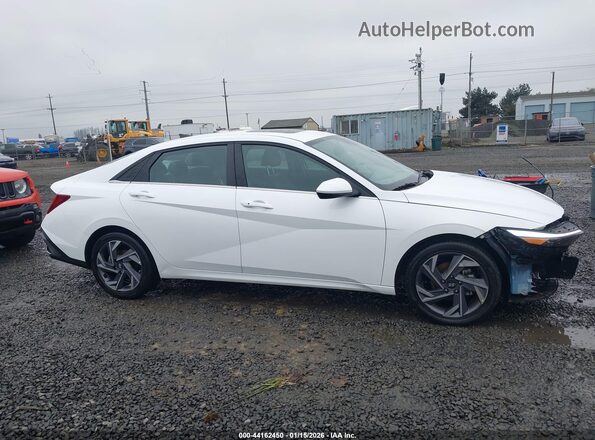KMHLS4DG5SU027062 2025 HYUNDAI ELANTRA White სალონის 360-გრადუსიანი ხედი