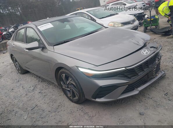 KMHLS4DG6SU852673 2025 HYUNDAI ELANTRA Gray Передня права чверть