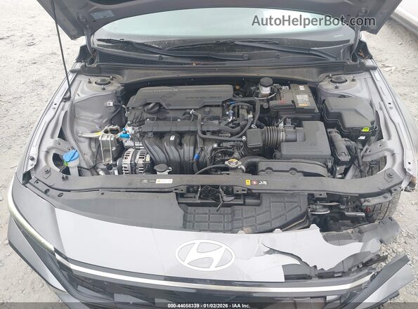 KMHLS4DG6SU852673 2025 HYUNDAI ELANTRA Gray Вид ззаду