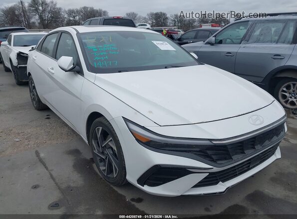KMHLS4DG7SU921029 2025 HYUNDAI ELANTRA White Передня права чверть