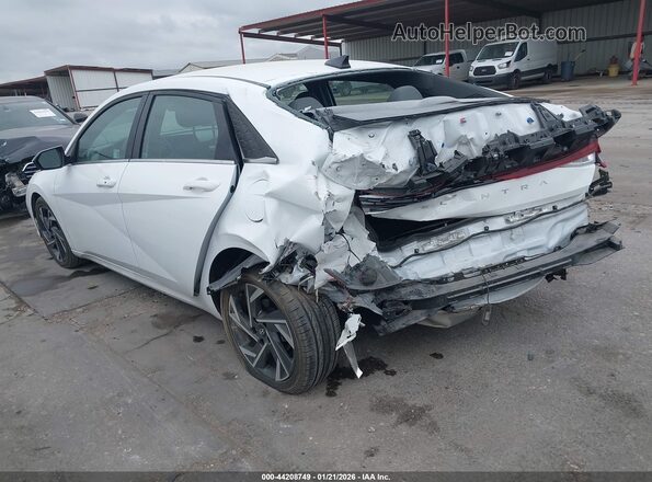 KMHLS4DG7SU921029 2025 HYUNDAI ELANTRA White Задня ліва чверть