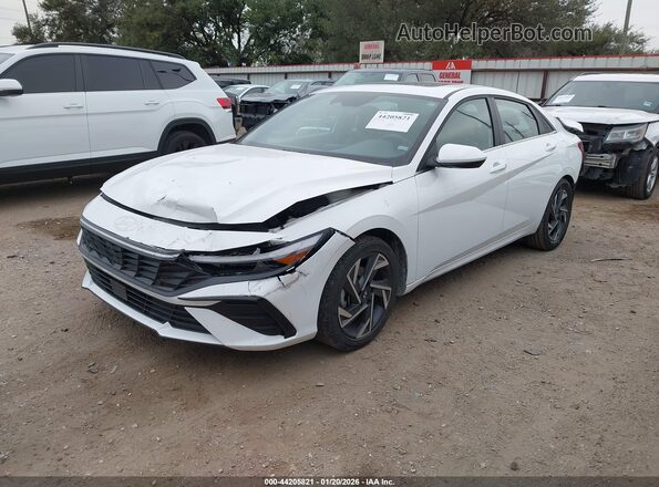 KMHLS4DGXSU951593 2025 HYUNDAI ELANTRA White Front left
