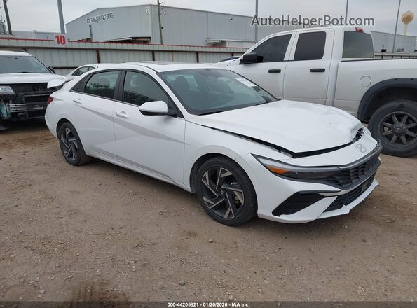 KMHLS4DGXSU951593 2025 HYUNDAI ELANTRA White Front right