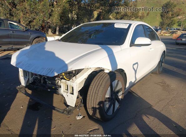 KMHM24AA3RA070296 2024 HYUNDAI IONIQ 6 White წინა მარცხენა ხედი სამი მეოთხედიდან