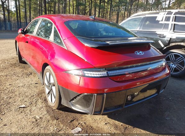 KMHM24AA8RA059908 2024 HYUNDAI IONIQ 6 Red Trasero izquierdo