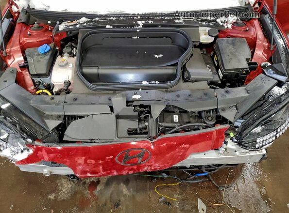 KMHM24AC0RA060486 2024 HYUNDAI IONIQ Red Вид задньої частини салону