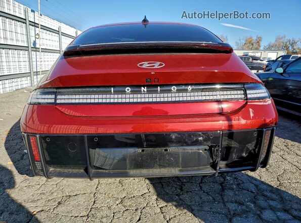 KMHM34AA1SA090937 2025 HYUNDAI IONIQ Красный Вид сзади