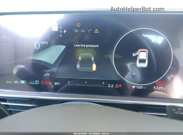KMHM34AA2SA083267 2025 HYUNDAI IONIQ 6 White Widok tylnych siedzeń