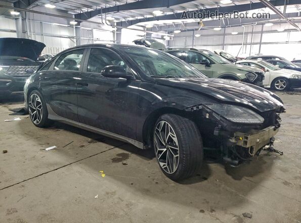 KMHM34AC0RA056631 2024 HYUNDAI IONIQ Черный Передняя правая четверть