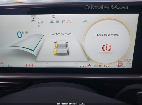 KMHM34AC3PA037553 2023 HYUNDAI IONIQ 6 Red Հետևի նստատեղերի տեսք