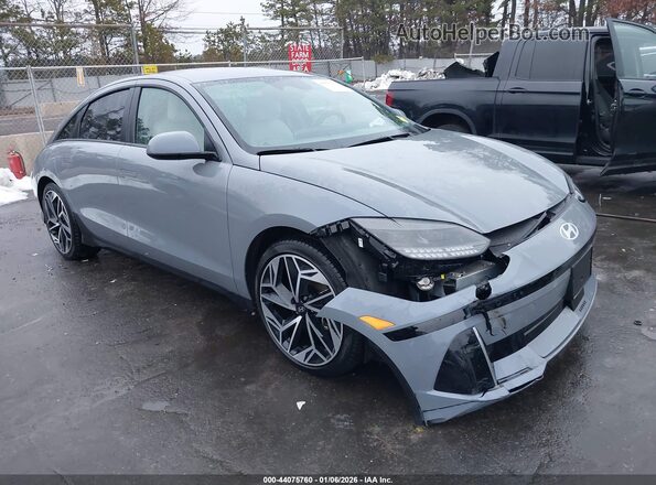 KMHM34AC4RA076932 2024 HYUNDAI IONIQ 6 Gray Vista frontal