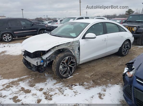 KMHM34AC4SA087094 2025 HYUNDAI IONIQ 6 White Przód lewy