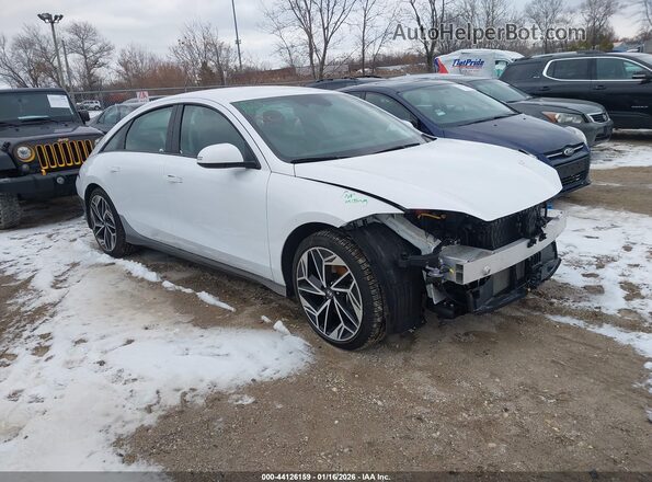 KMHM34AC4SA087094 2025 HYUNDAI IONIQ 6 White Przód prawy