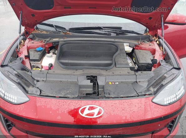 KMHM34AC6PA023629 2023 HYUNDAI IONIQ 6 Red Widok z tyłu