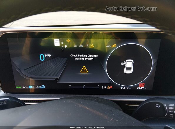 KMHM34AC6SA085430 2025 HYUNDAI IONIQ 6 Silver Widok tylnych siedzeń