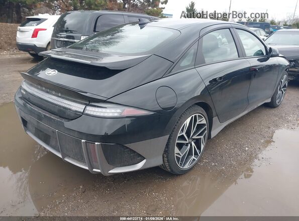 KMHM34AC7PA022392 2023 HYUNDAI IONIQ 6 Black Հետևի աջ