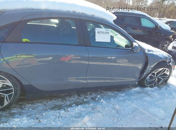 KMHM34ACXRA076479 2024 HYUNDAI IONIQ 6 Серый Вид задней части салона