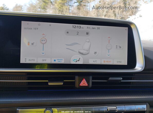 KMHM34ACXRA076479 2024 HYUNDAI IONIQ 6 Серый 