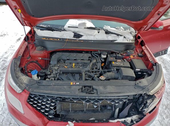 KMHRC8A30MU102298 2021 HYUNDAI VENUE Красный Вид подкапотного пространства