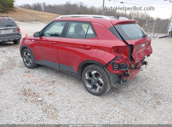 KMHRC8A30NU200152 2022 HYUNDAI VENUE Красный Задняя левая четверть