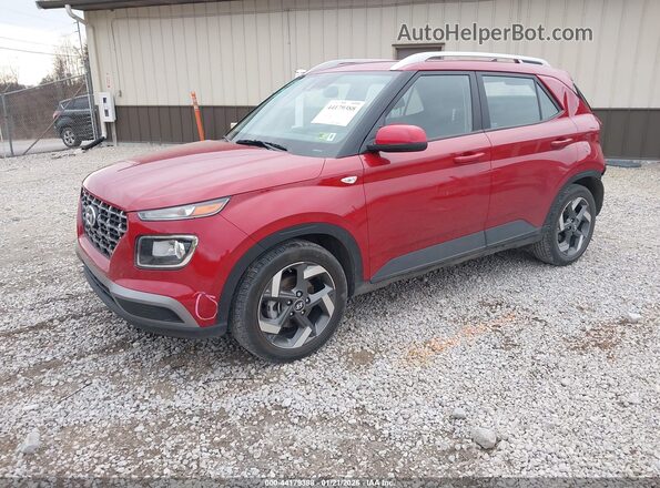 KMHRC8A30NU200152 2022 HYUNDAI VENUE Красный Передняя левая четверть