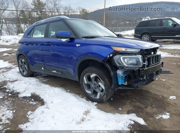 KMHRC8A30TU429928 2026 HYUNDAI VENUE Синий Передняя правая четверть